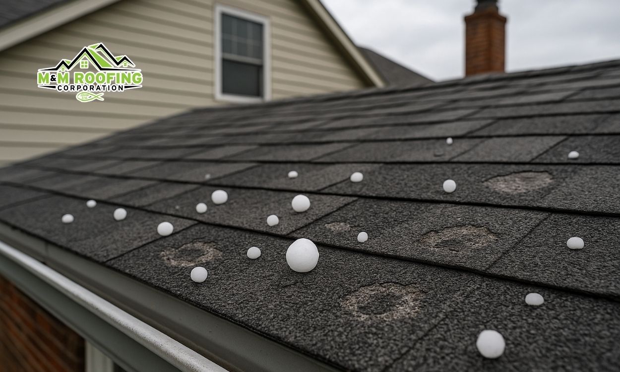 How to Spot Hail and Storm Damage on Your New Jersey Roof | M&M Roofing ...